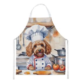 Cockapoo The Chef Apron Cooking Kitchen Server Baking Crafts Gardening for Adult Women Men, Unisex, Large, Multicolor