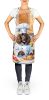 American Water Spaniel The Chef Apron Cooking Kitchen Server Baking Crafts Gardening for Adult Women Men, Unisex, Large, Multicolor