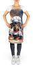 Dachshund The Chef Apron Cooking Kitchen Server Baking Crafts Gardening for Adult Women Men, Unisex, Large, Multicolor