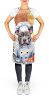 NEW Pit Bull Terrier The Chef Apron Cooking Kitchen Server Baking Crafts Gardening for Adult Women Men, Unisex, Large, Multicolor