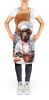 Chocolate Labrador Retriever The Chef Apron Cooking Kitchen Server Baking Crafts Gardening for Adult Women Men, Unisex, Large, Multicolor