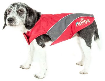 Helios Octane Softshell Neoprene Satin Reflective Dog Jacket w/ Blackshark technology (size: small)