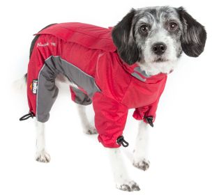 Helios Blizzard Full-Bodied Adjustable and 3M Reflective Dog Jacket (size: large)