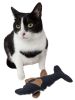 Pet Life Durable Fish Plush Kitty Catnip Cat Toy